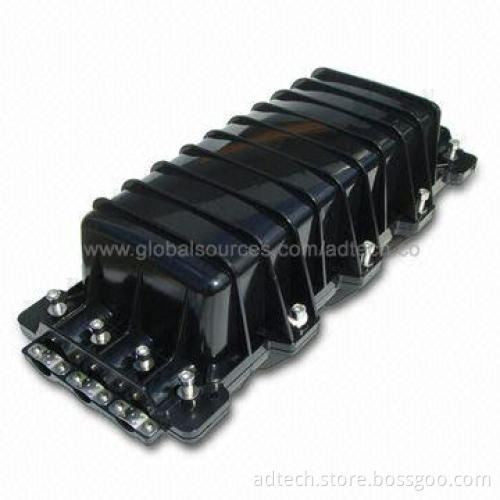 Dome/Vertical Fiber Optic Splice Closure with Rubber Seal and 144 Fibers Maximum Capacity